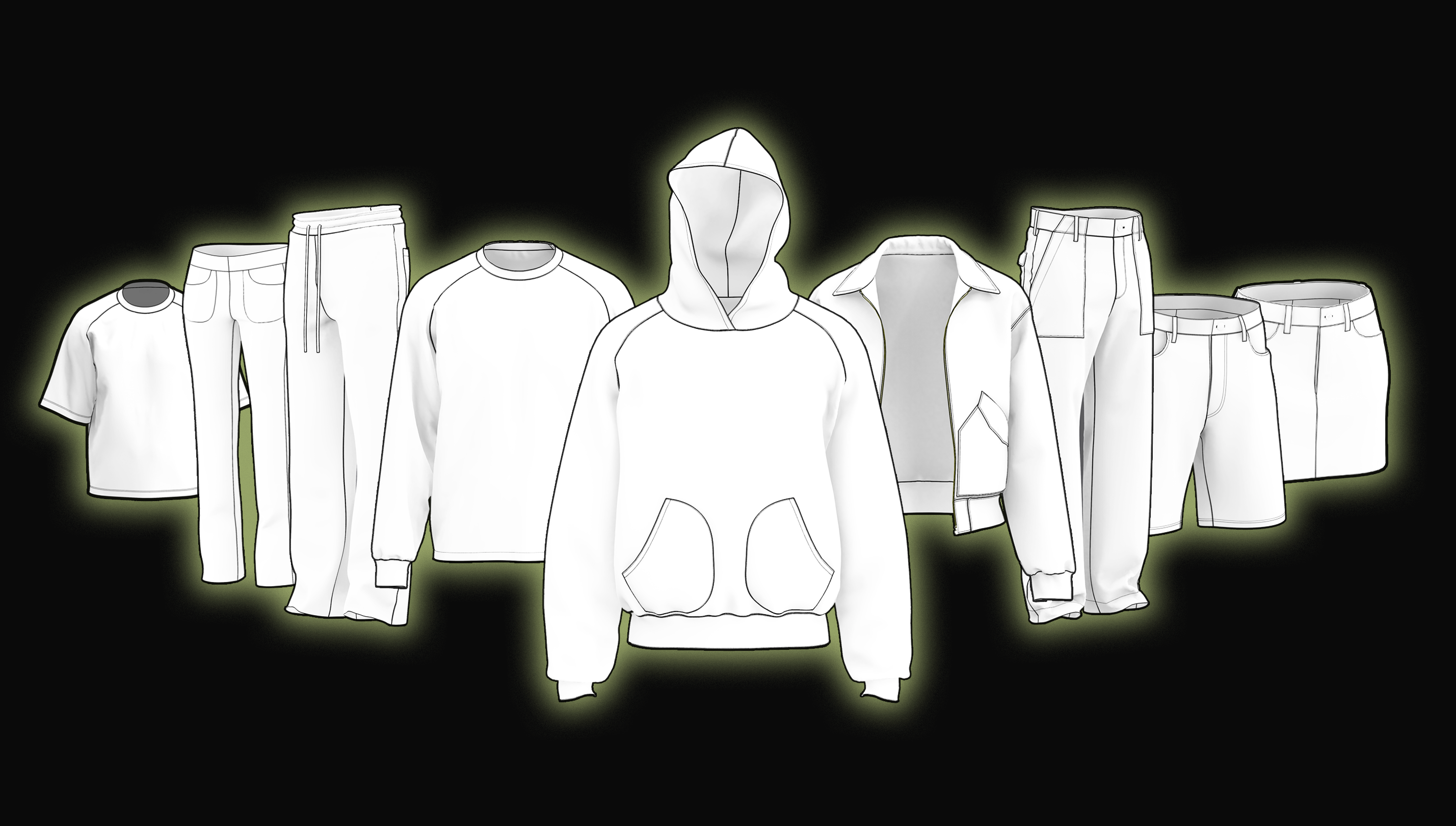 Practice garment files — included with CLO3D Beginner's Bootcamp